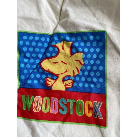 VTG Peanuts Snoopy Friends Comforter Charlie Linus cartoon 80 90s duvet blanket - Picture 10 of 16